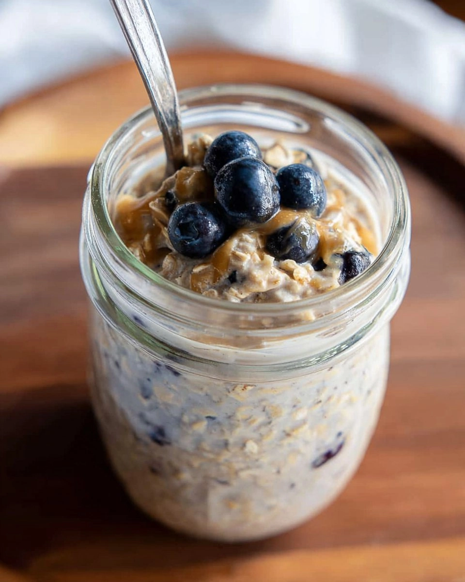 Blueberry Overnight Oats 67 Blueberry Overnight Oats