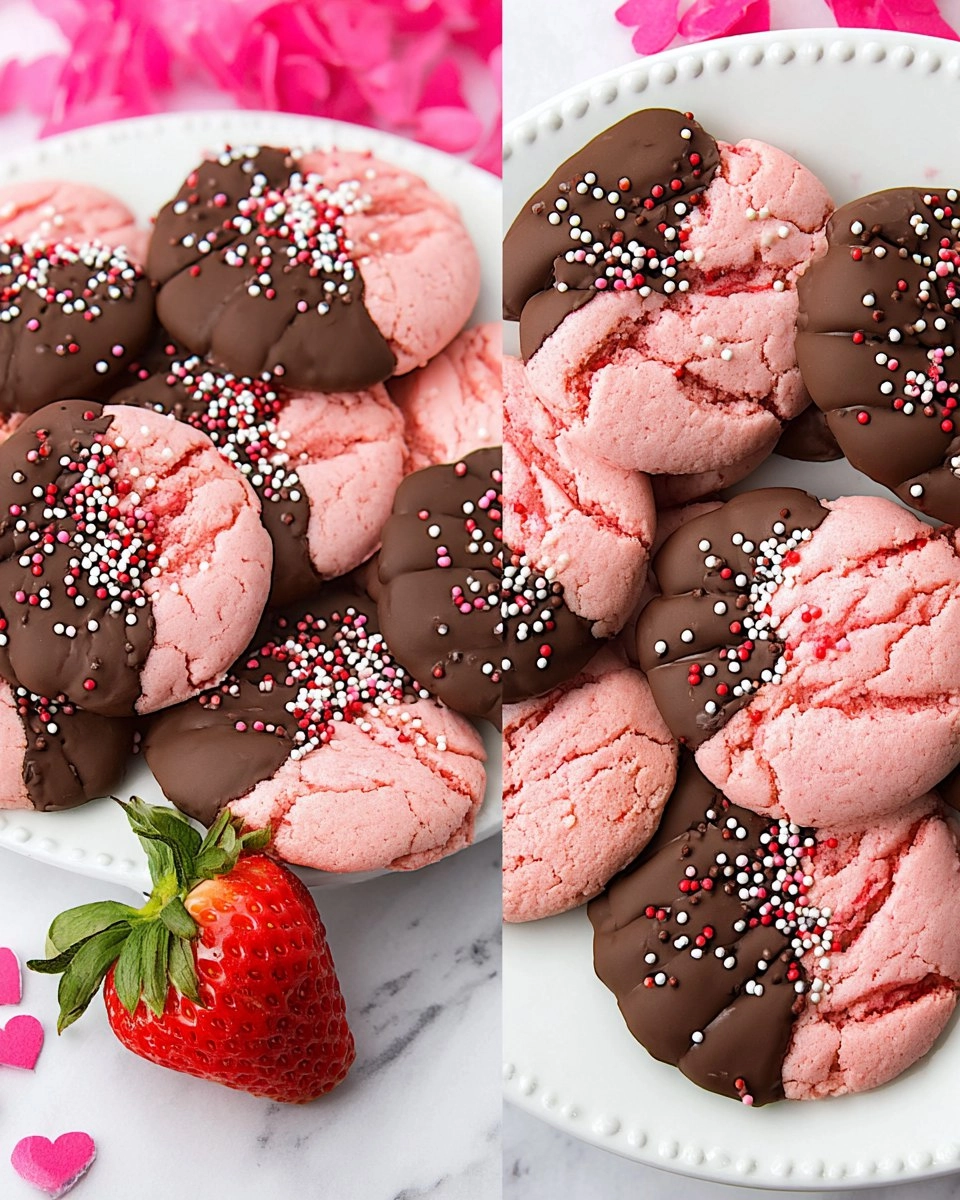 Chocolate Covered Strawberry Cookies Perfect For Your Sweetheart 76 Chocolate Covered Strawberry Cookies Perfect For Your Sweetheart