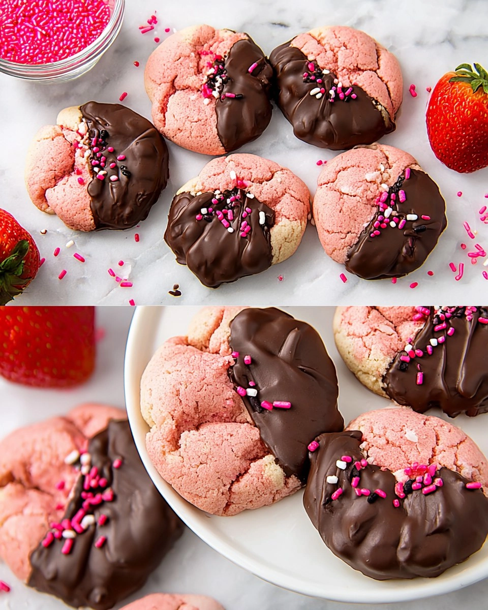 Chocolate Covered Strawberry Cookies Perfect For Your Sweetheart 77 Chocolate Covered Strawberry Cookies Perfect For Your Sweetheart