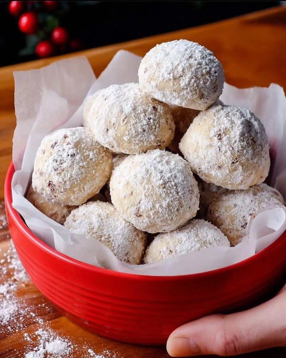 Christmas Snowball Cookies