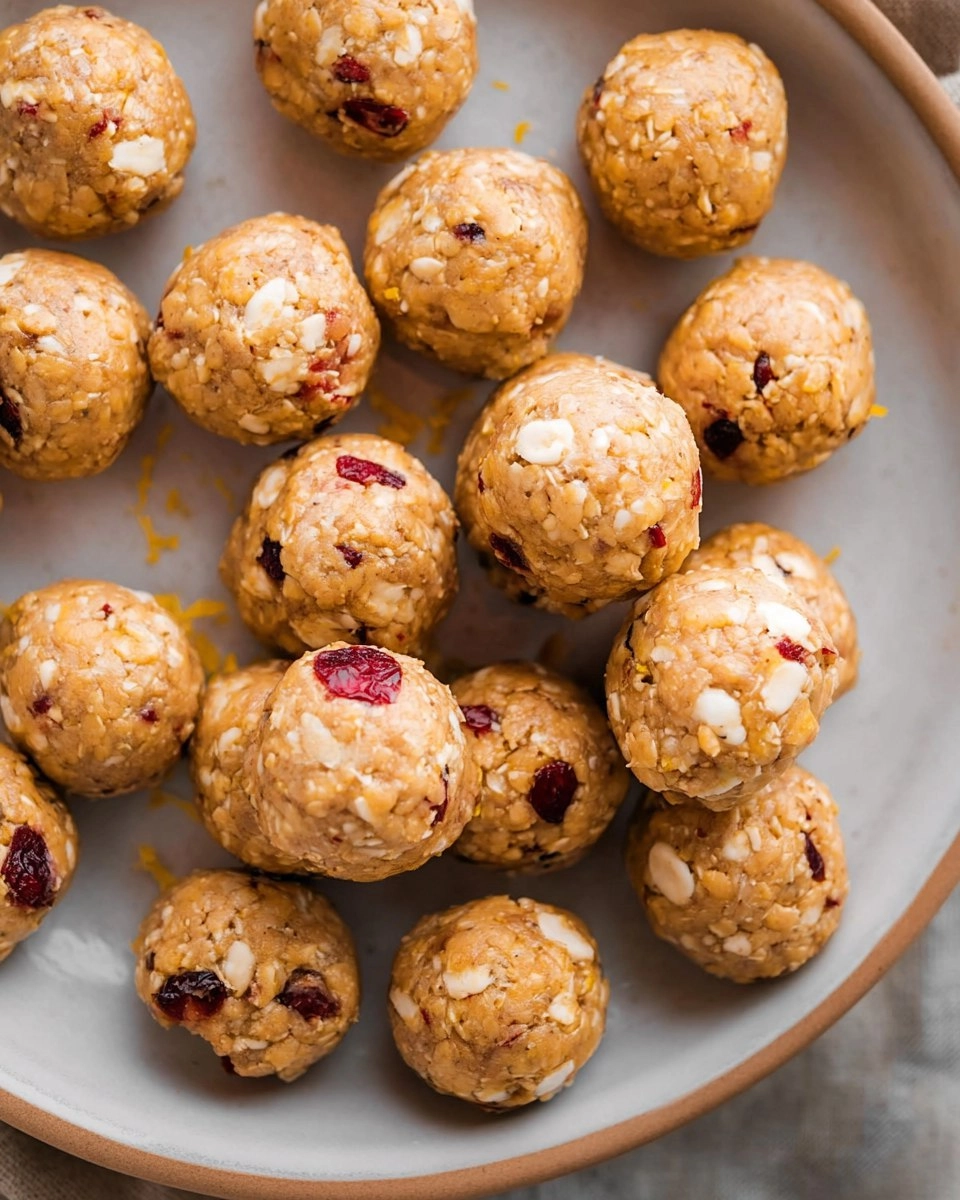 Cranberry Orange Protein Balls