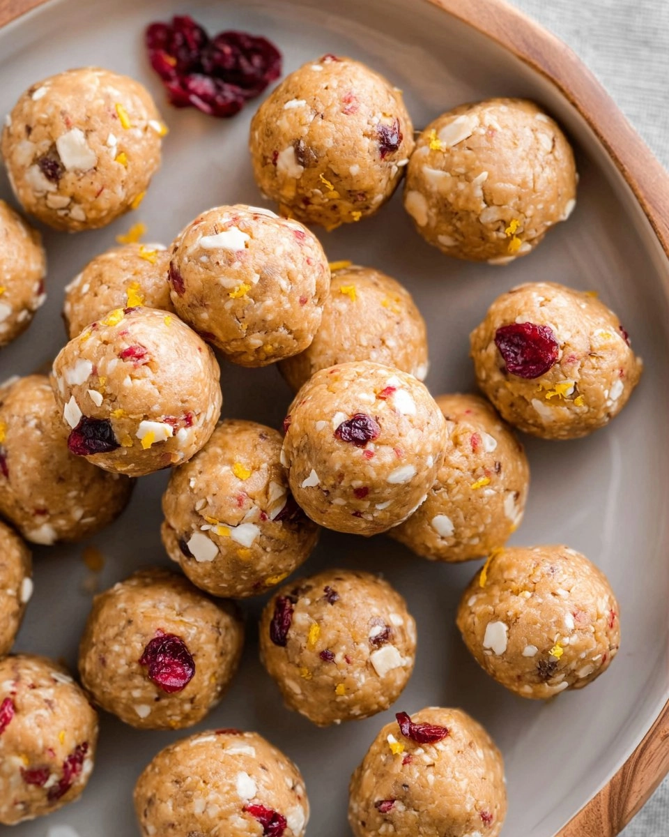 Cranberry Orange Protein Balls