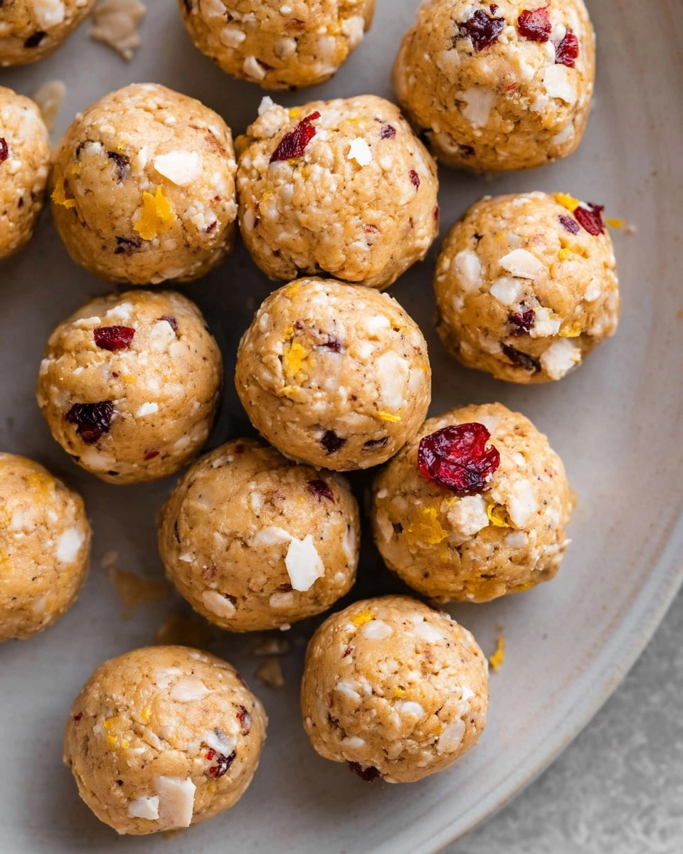 Cranberry Orange Protein Balls