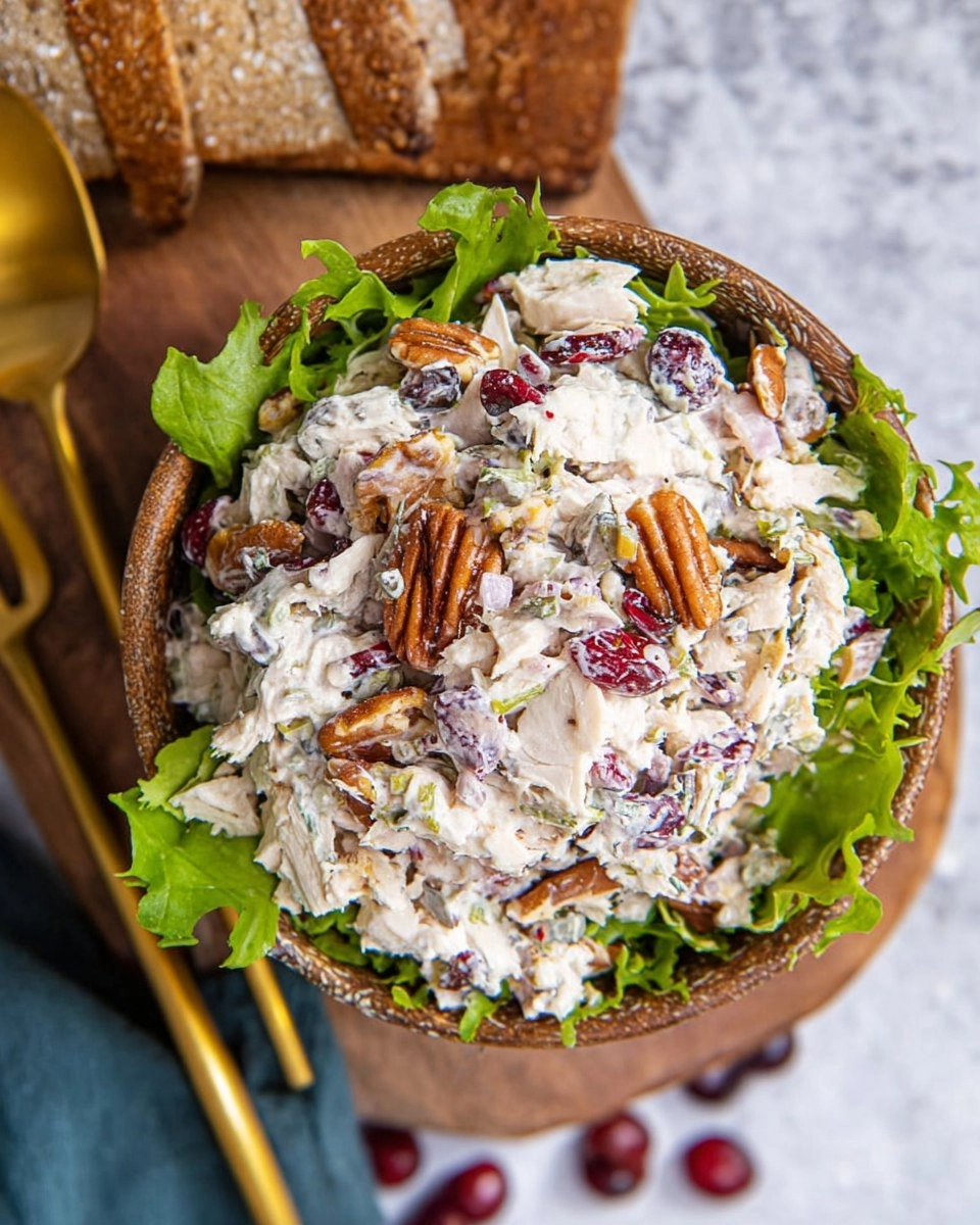 Cranberry Pecan Turkey Salad
