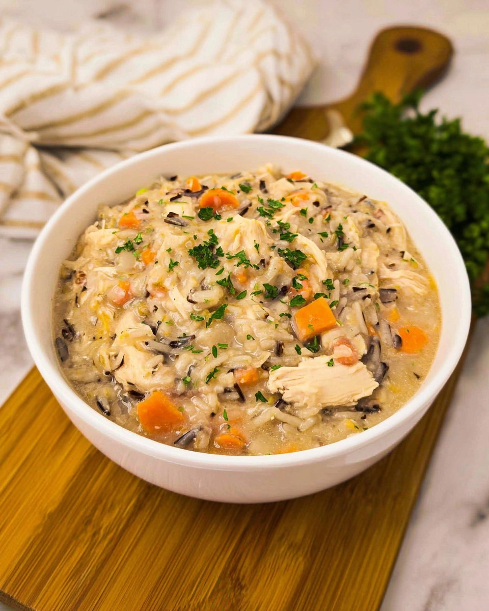 Crockpot Chicken and Wild Rice Soup