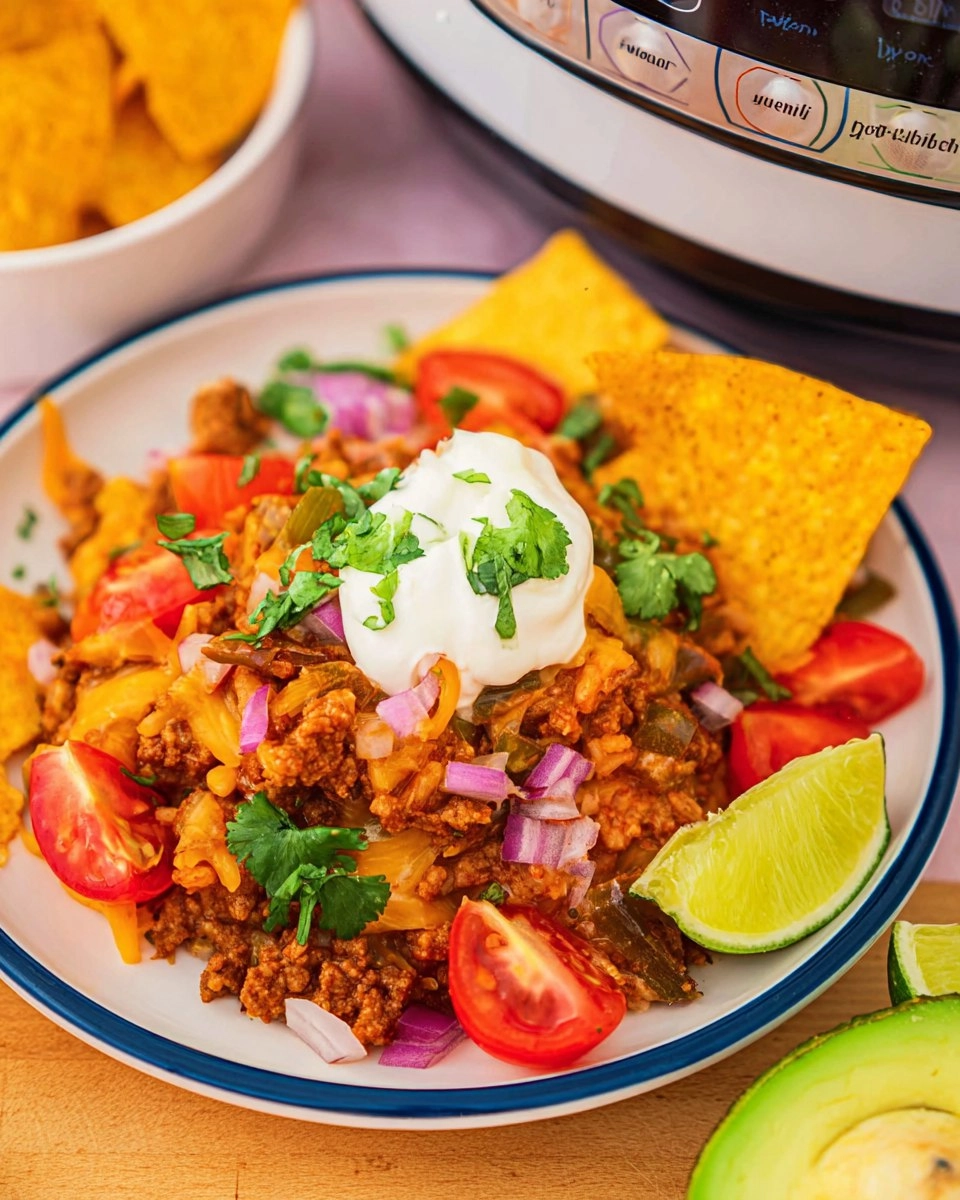 Crockpot Taco Casserole