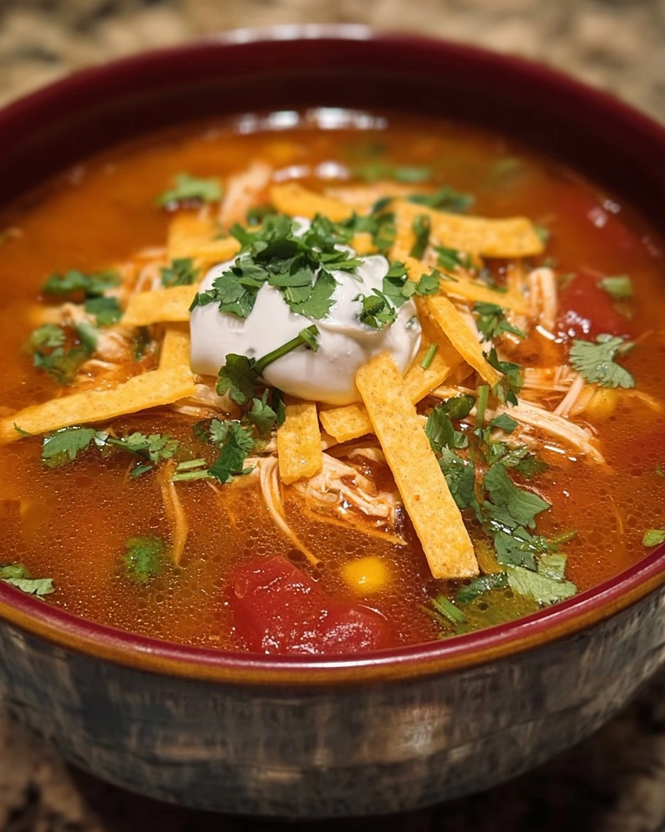 Easy Chicken Tortilla Soup