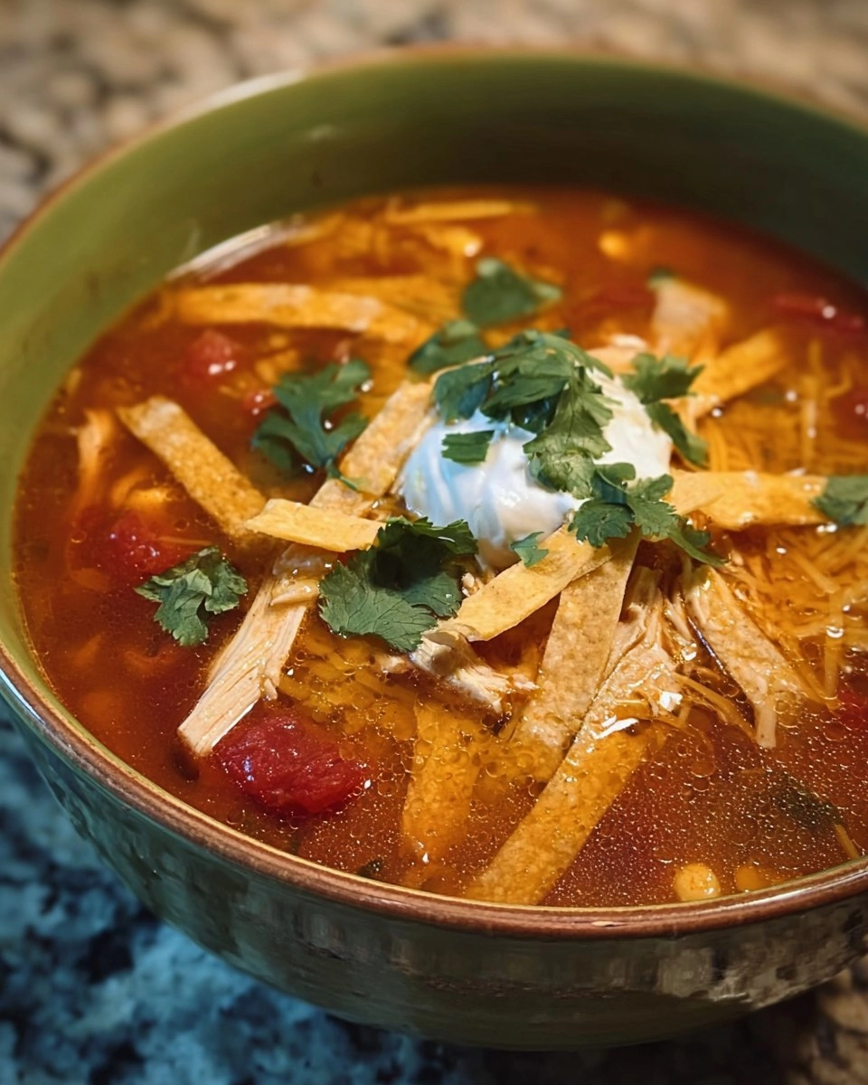 Easy Chicken Tortilla Soup
