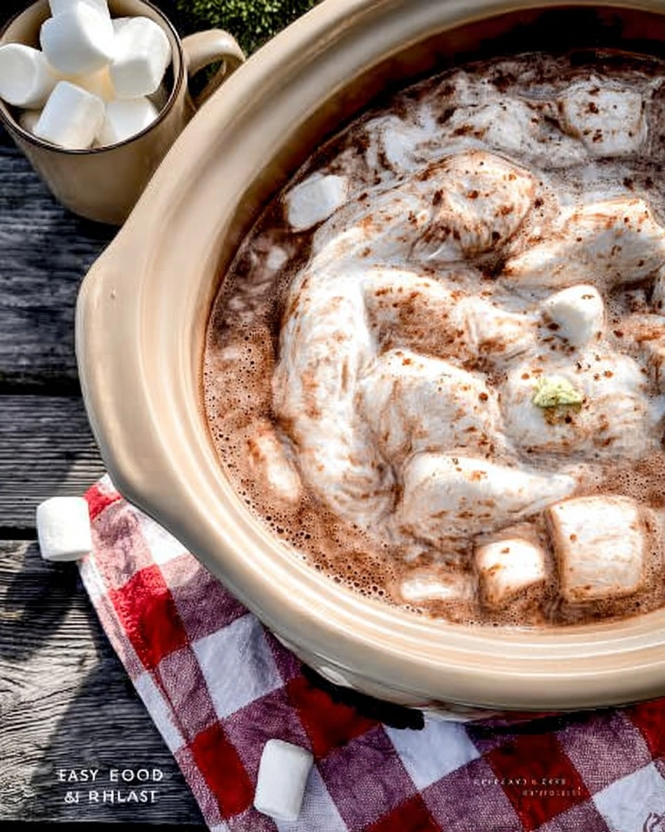Easy Crockpot Hot Chocolate for Christmas