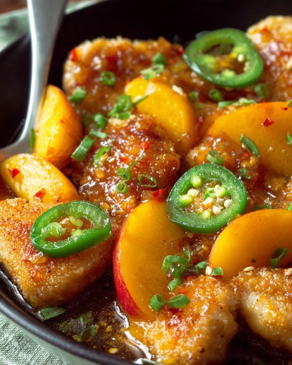 Easy Jalapeño Peach Chicken 102 Easy Jalapeño Peach Chicken
