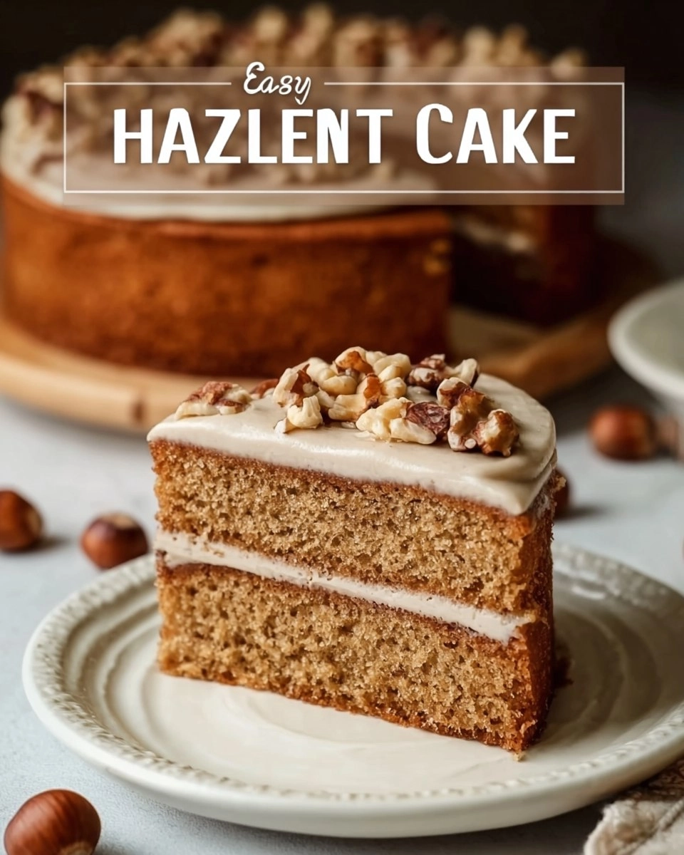 Easy and Quick Hazelnut Cake