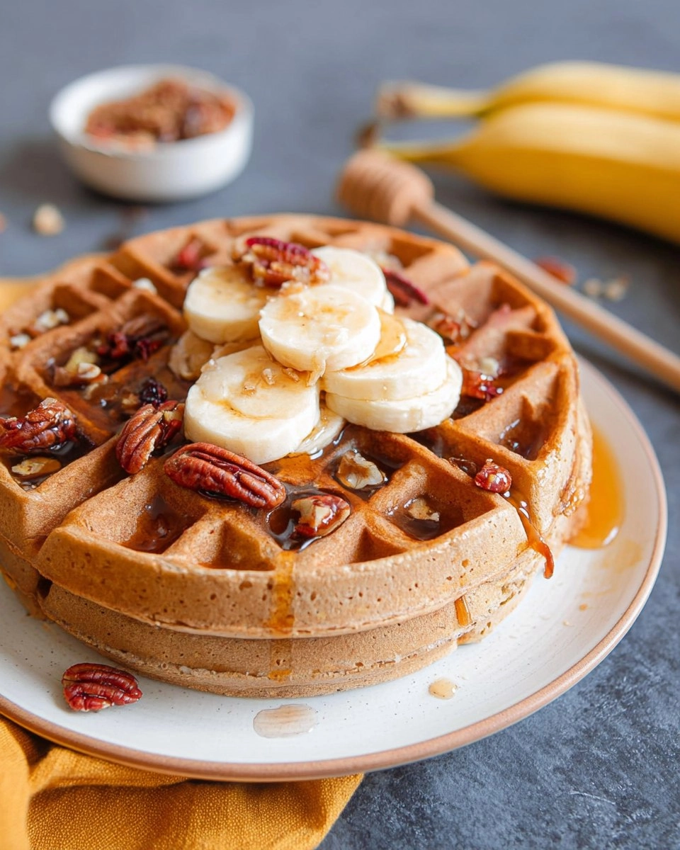 Flourless Protein Banana Oat Waffles 110 Flourless Protein Banana Oat Waffles
