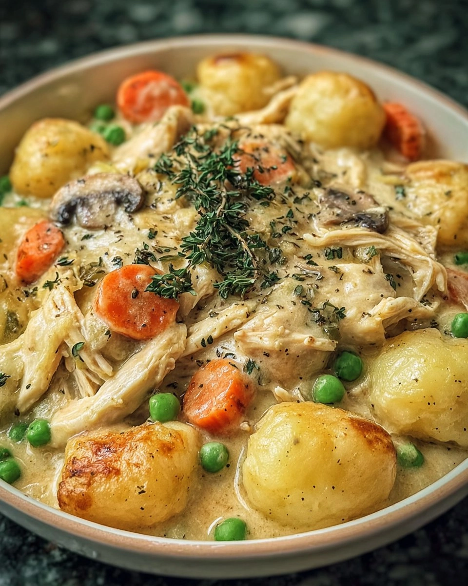 Gnocchi Chicken Pot Pie