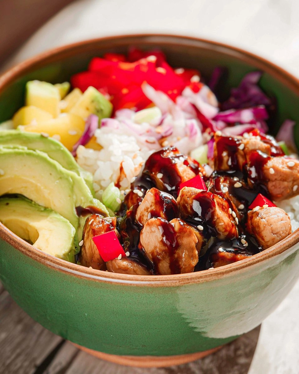 Healthy Hawaiian Chicken Bowl 76 Healthy Hawaiian Chicken Bowl