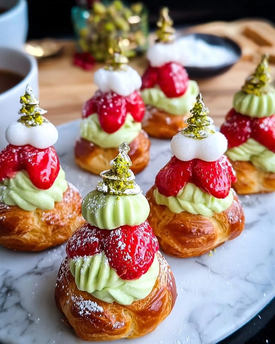 Irresistible Christmas Puffs with Creamy Pistachio Delight 106 Irresistible Christmas Puffs with Creamy Pistachio Delight