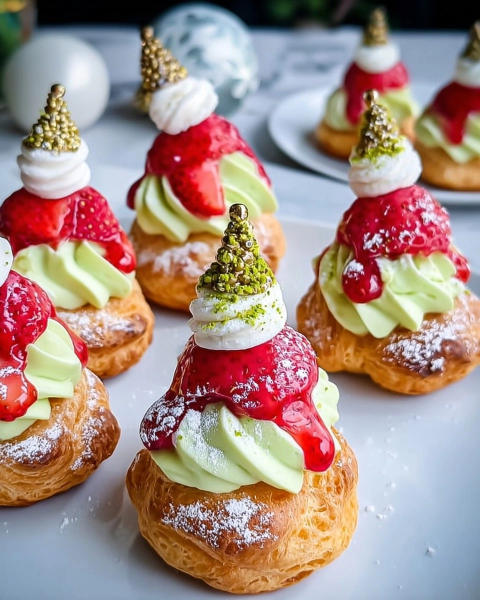 Irresistible Christmas Puffs with Creamy Pistachio Delight 107 Irresistible Christmas Puffs with Creamy Pistachio Delight
