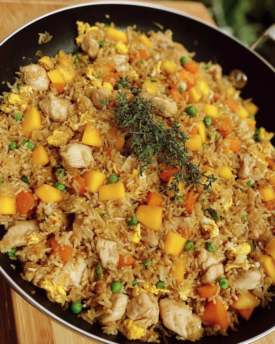 Mango Chicken Fried Rice