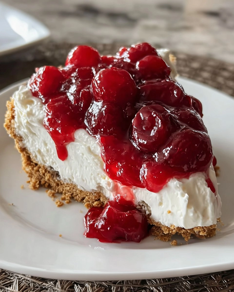 No-Bake Cherry Cheesecake