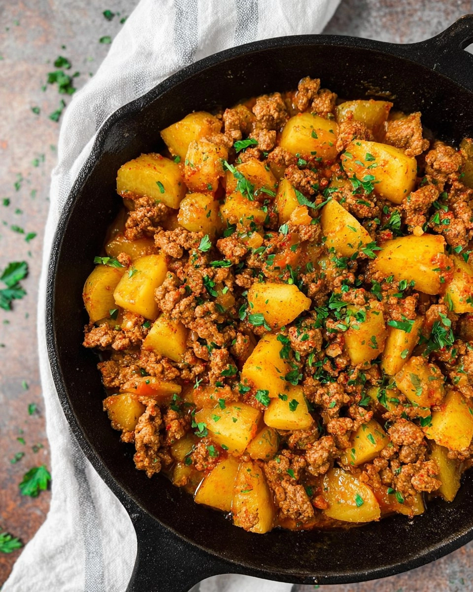 One Pot Ground Beef and Potatoes 98 One Pot Ground Beef and Potatoes