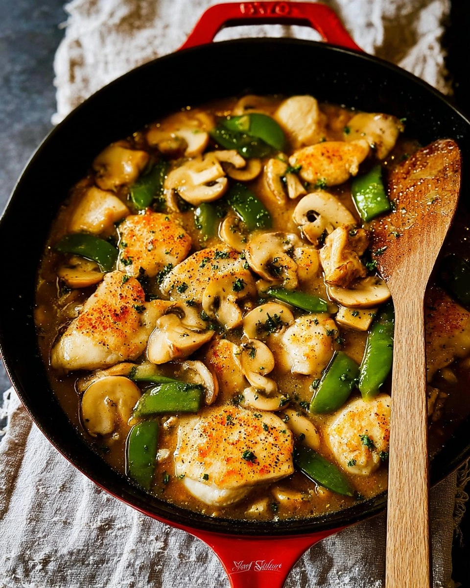 Onion Soup Gravy Chicken Skillet