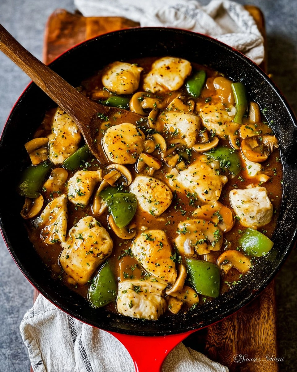 Onion Soup Gravy Chicken Skillet