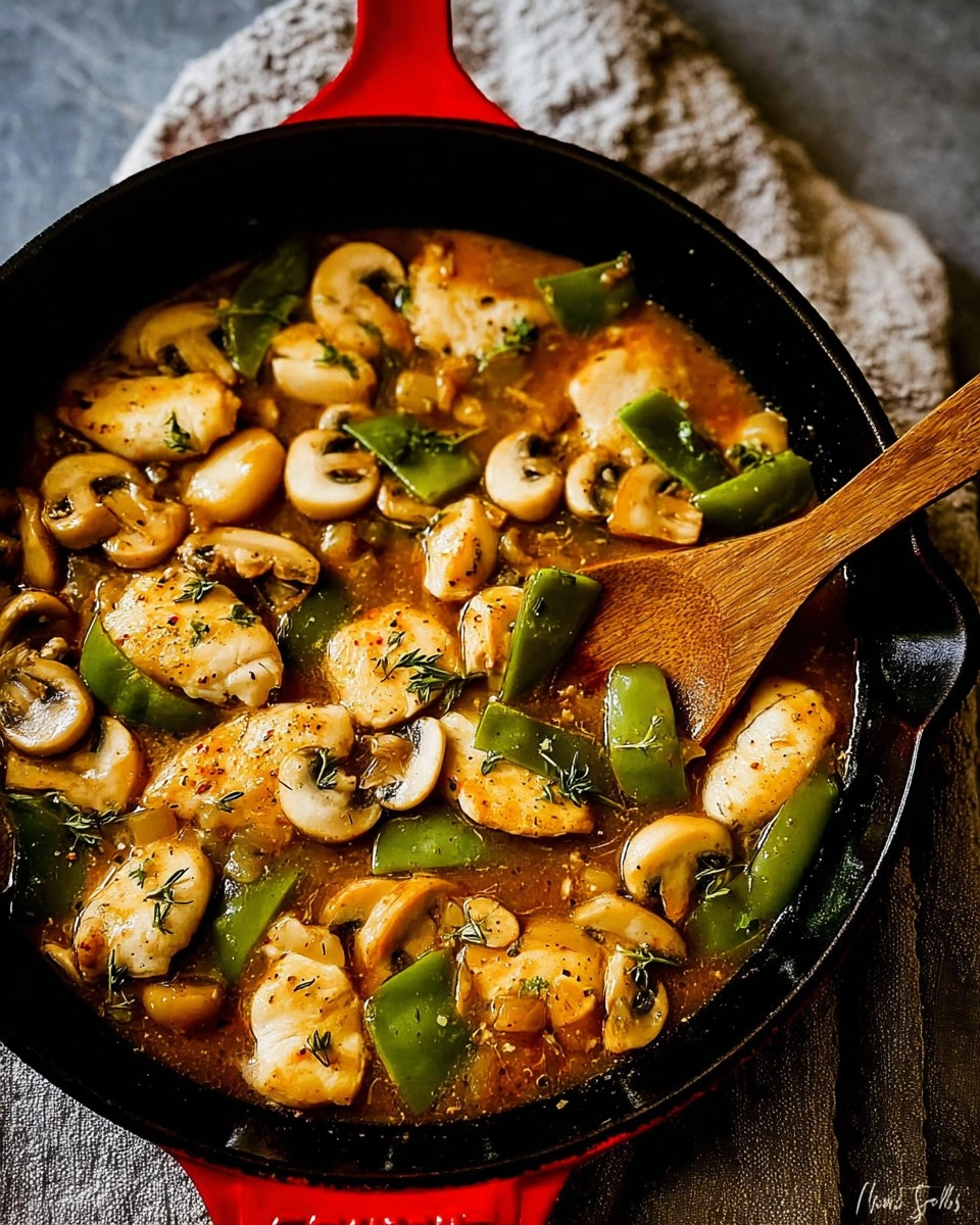 Onion Soup Gravy Chicken Skillet