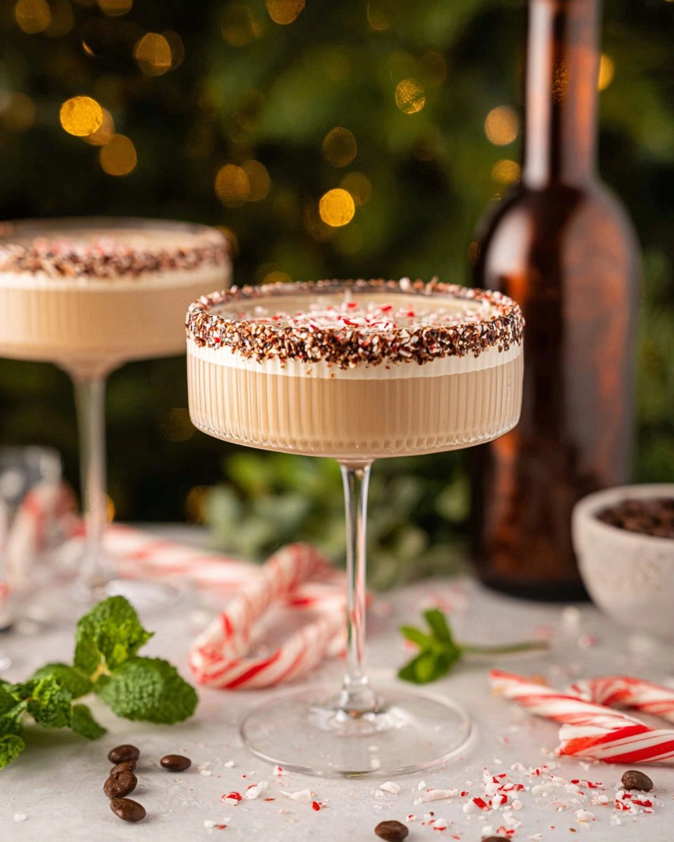 Peppermint Espresso Martinis