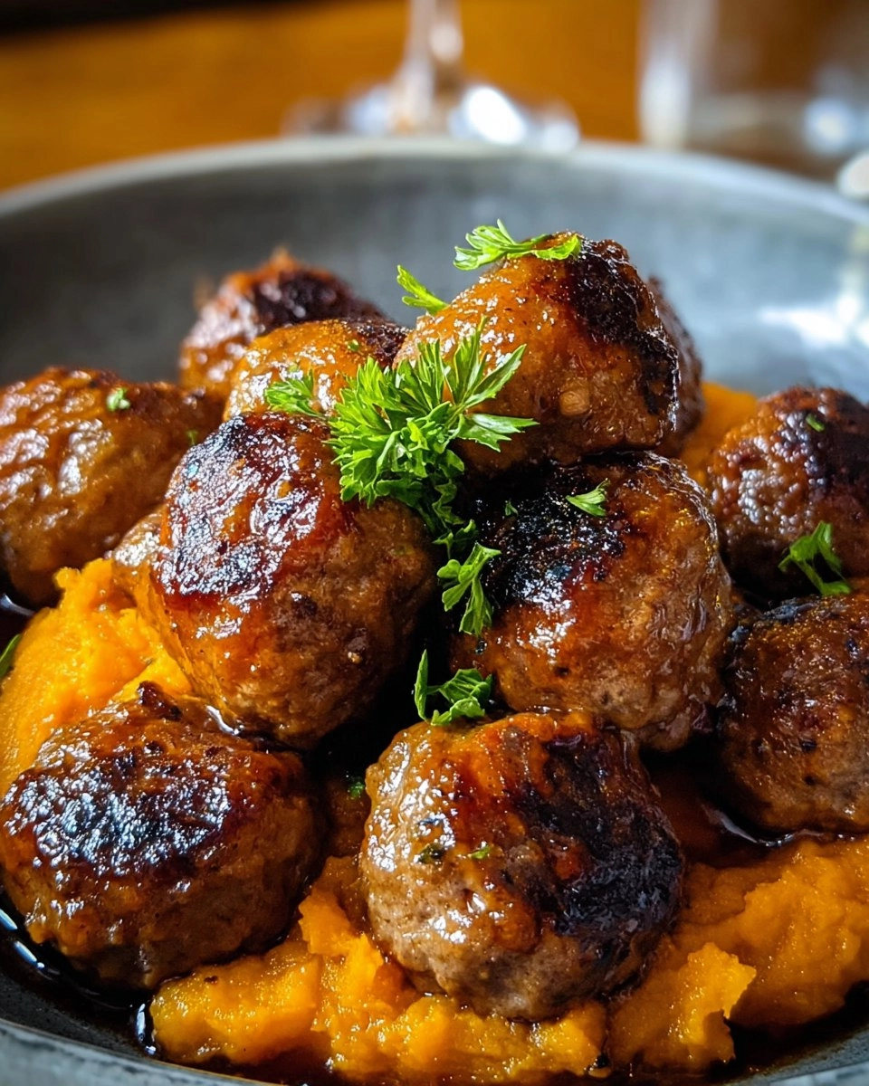 Pork Meatballs Sweet Potato