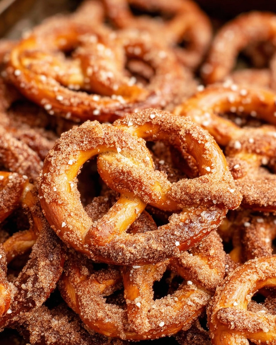 Pretzels with Cinnamon Sugar
