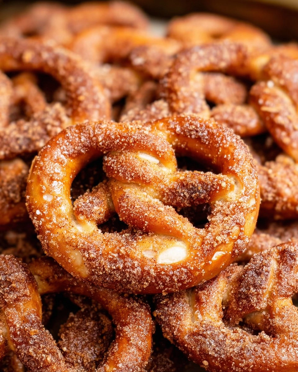 Pretzels with Cinnamon Sugar