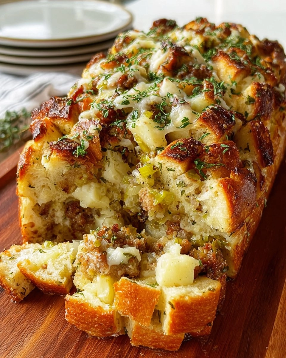 Pull-Apart Stuffing Bread