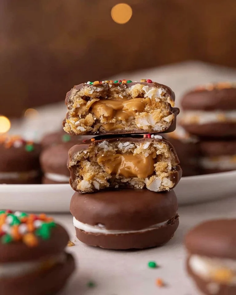 Ritz-Peanut-Butter-Cookies-Easy-No-Bake-Chocolate-Sandwiches-Recipe