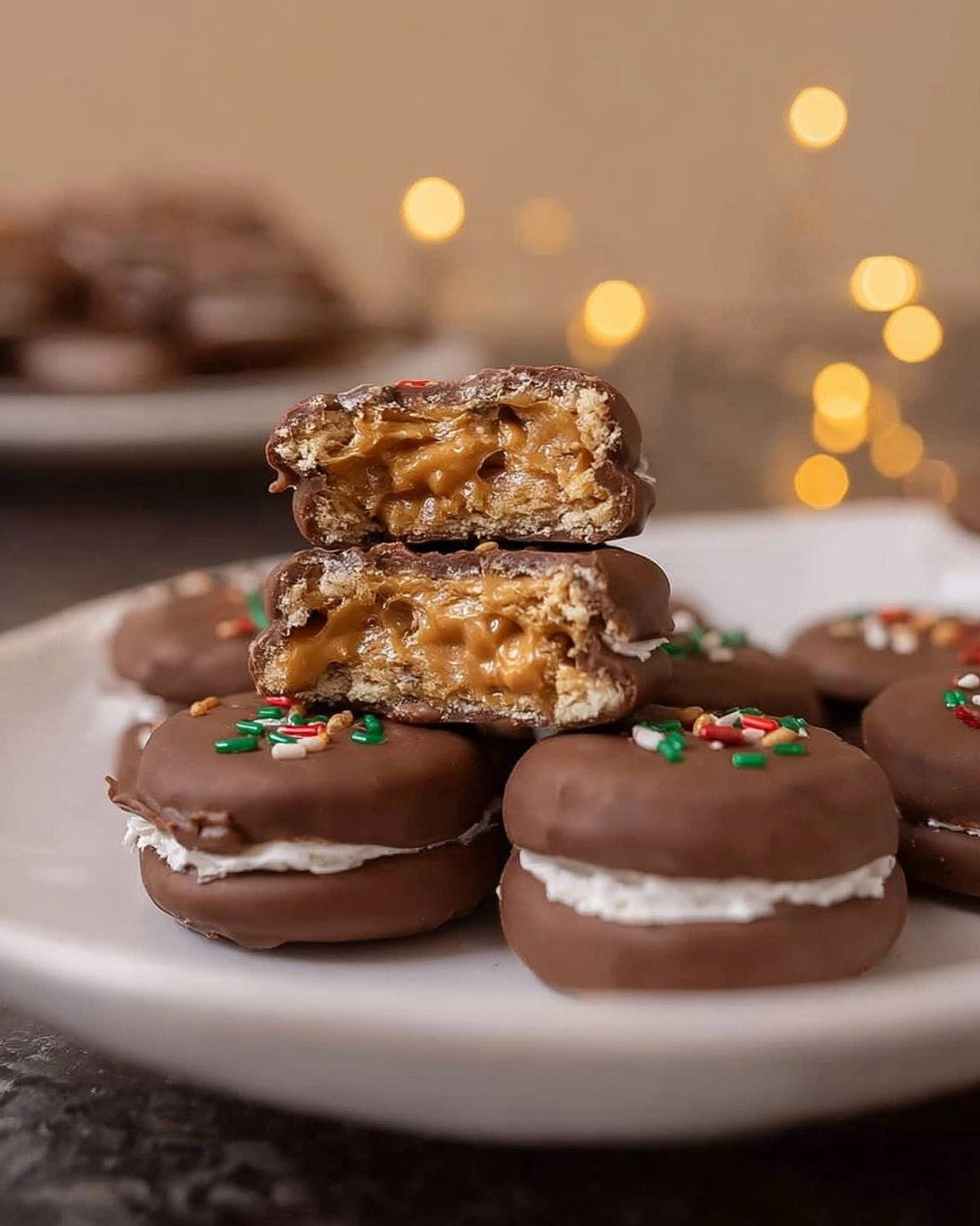 Ritz Peanut Butter Cookies (Easy No-Bake Chocolate Sandwiches)