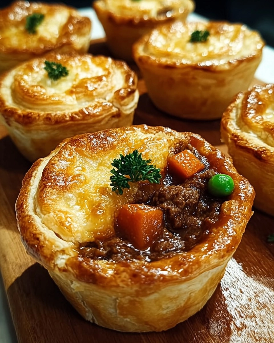Savory Irish Beef & Sweet Potato Mini Pies