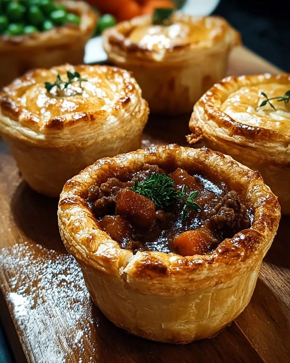 Savory Irish Beef & Sweet Potato Mini Pies