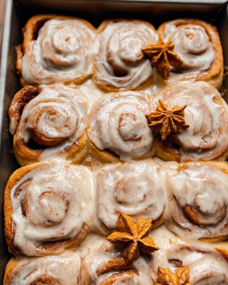 Soft Gingerbread Cinnamon Rolls