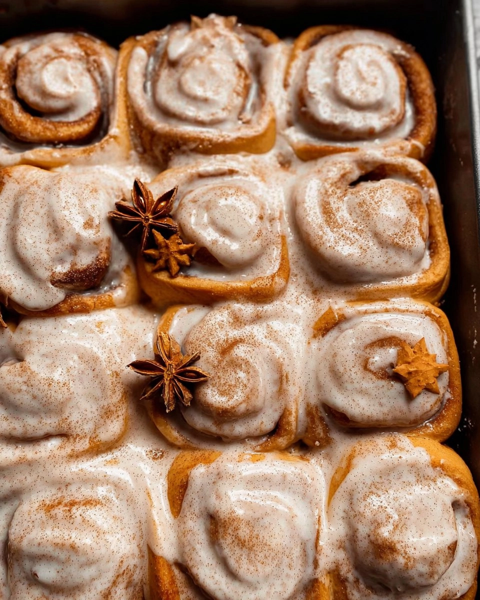 Soft Gingerbread Cinnamon Rolls