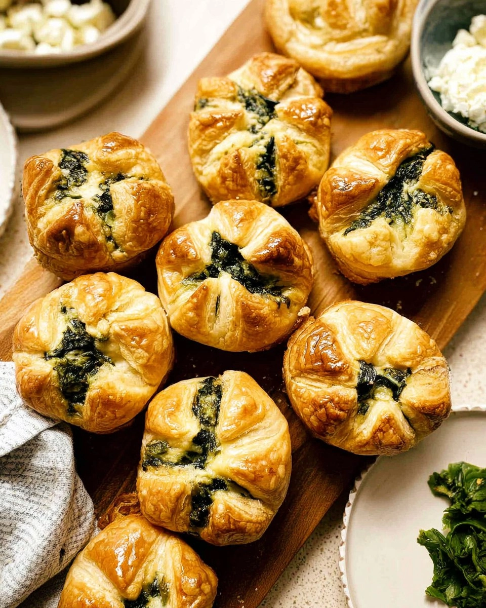 Spinach Puff Pastry Bites 107 Spinach Puff Pastry Bites