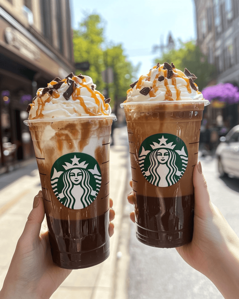 Starbucks-style-Salted-Caramel-Mocha-Frappuccinos-Recipe