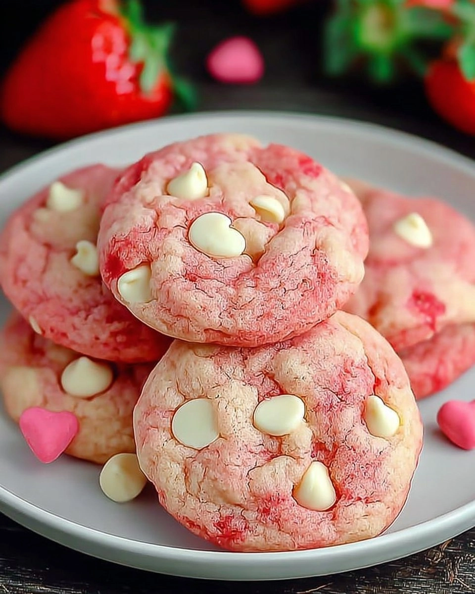 Strawberry White Chocolate Chip Cookies- Perfect for Valentine’s Day 111 Strawberry White Chocolate Chip Cookies- Perfect for Valentine’s Day