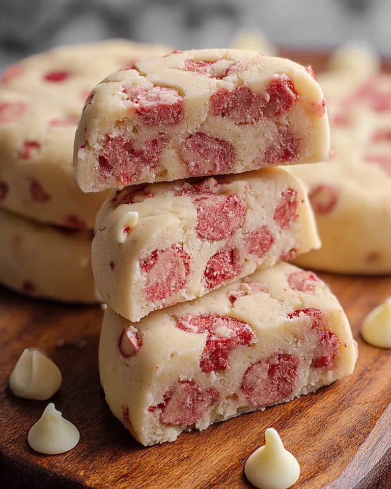 Strawberry-White-Chocolate-Shortbread-Recipe