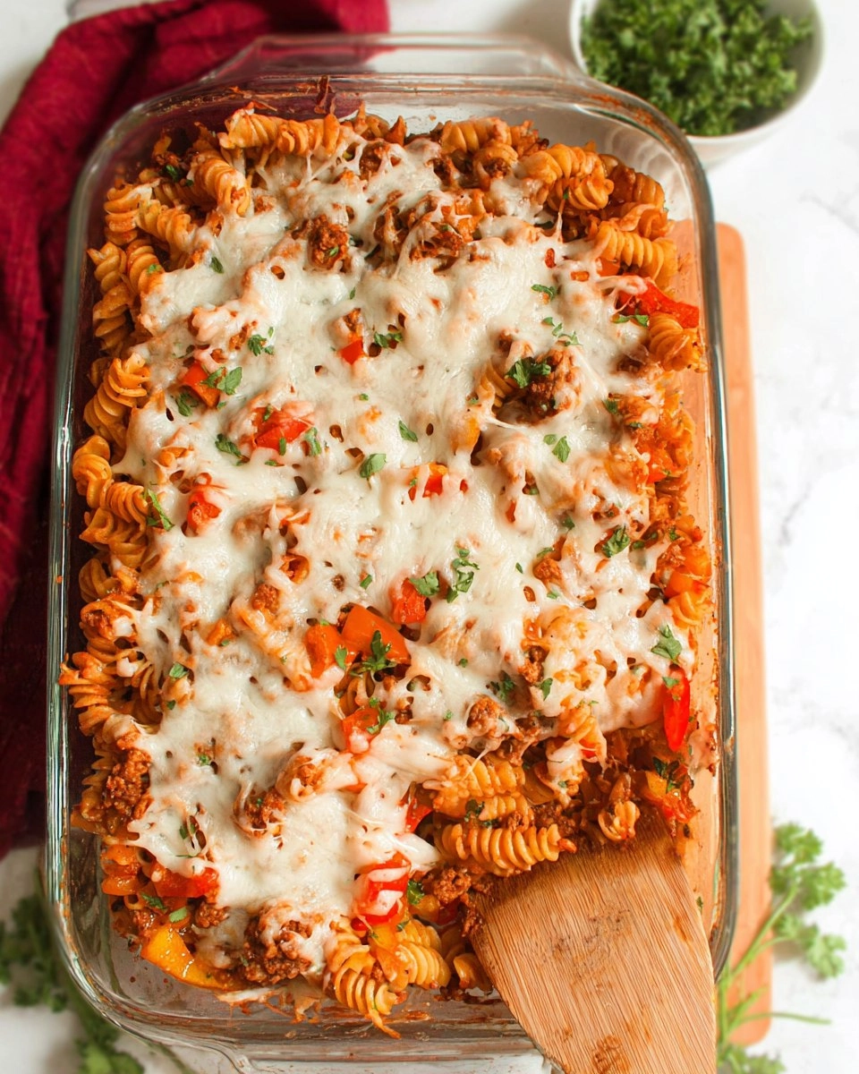 Stuffed Pepper Pasta Bake