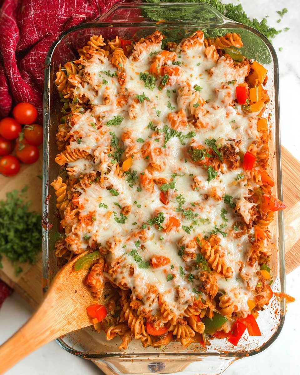 Stuffed Pepper Pasta Bake