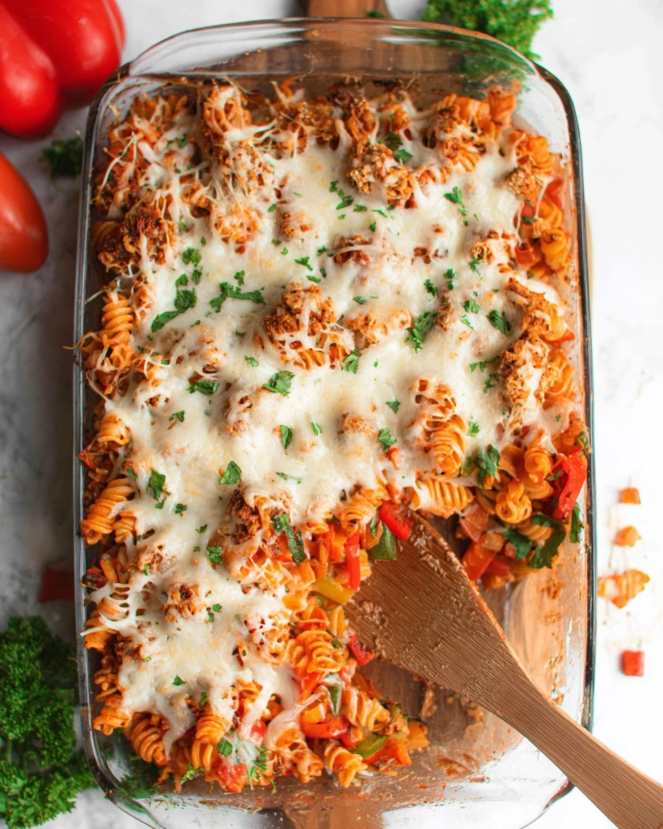 Stuffed Pepper Pasta Bake