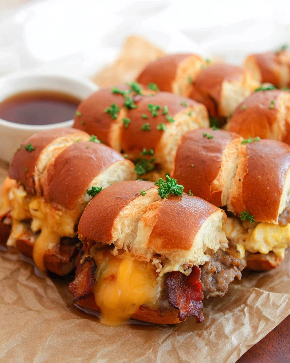 Valentine Breakfast Sliders