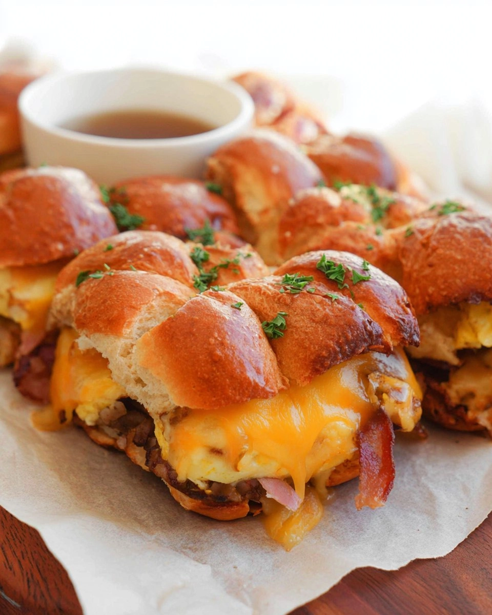 Valentine Breakfast Sliders