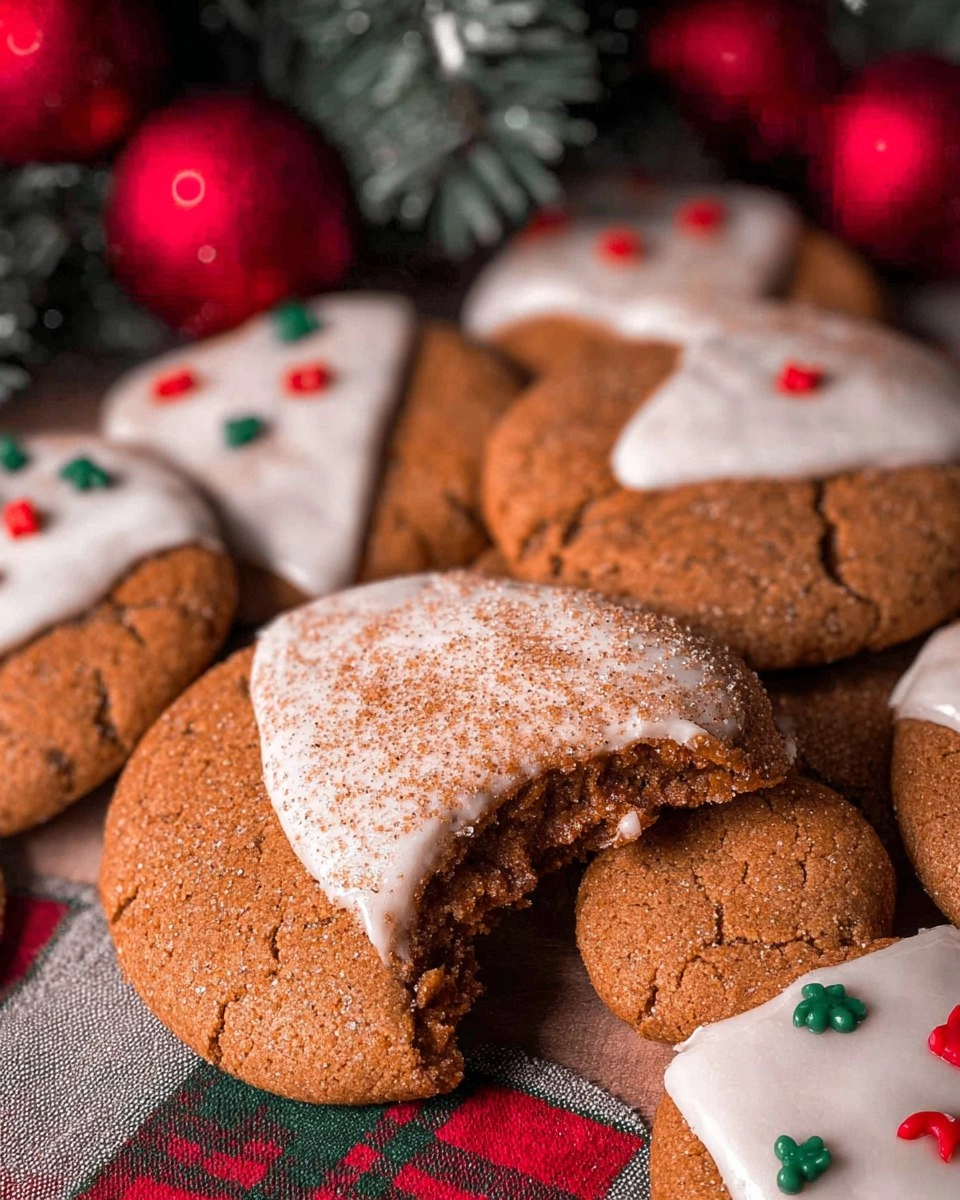 Valentine Chewy Ginger Cookies