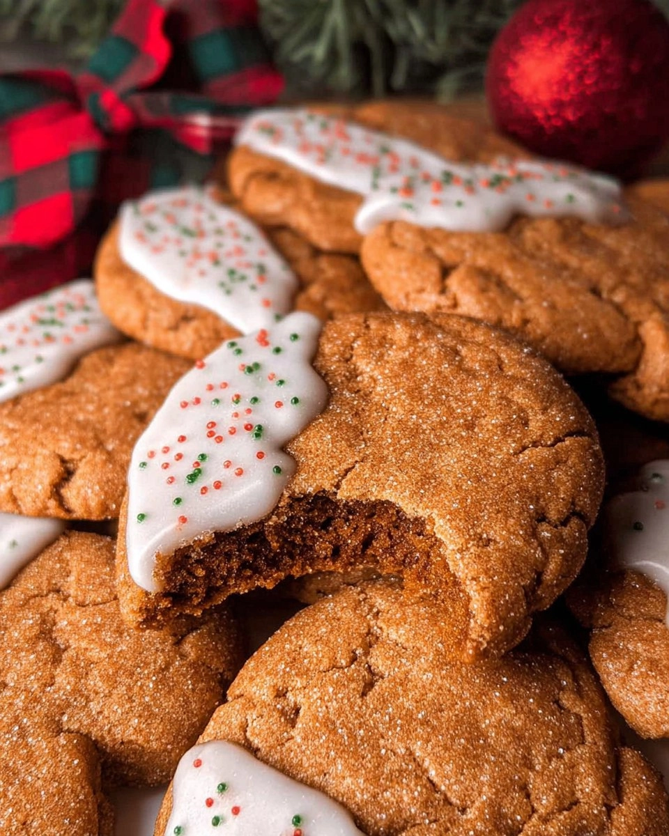 Valentine Chewy Ginger Cookies
