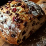 Valentine Cranberry Raisin Walnut Cinnamon Artisan Bread 108 Valentine-Cranberry-Raisin-Walnut-Cinnamon-Artisan-Bread-Recipe