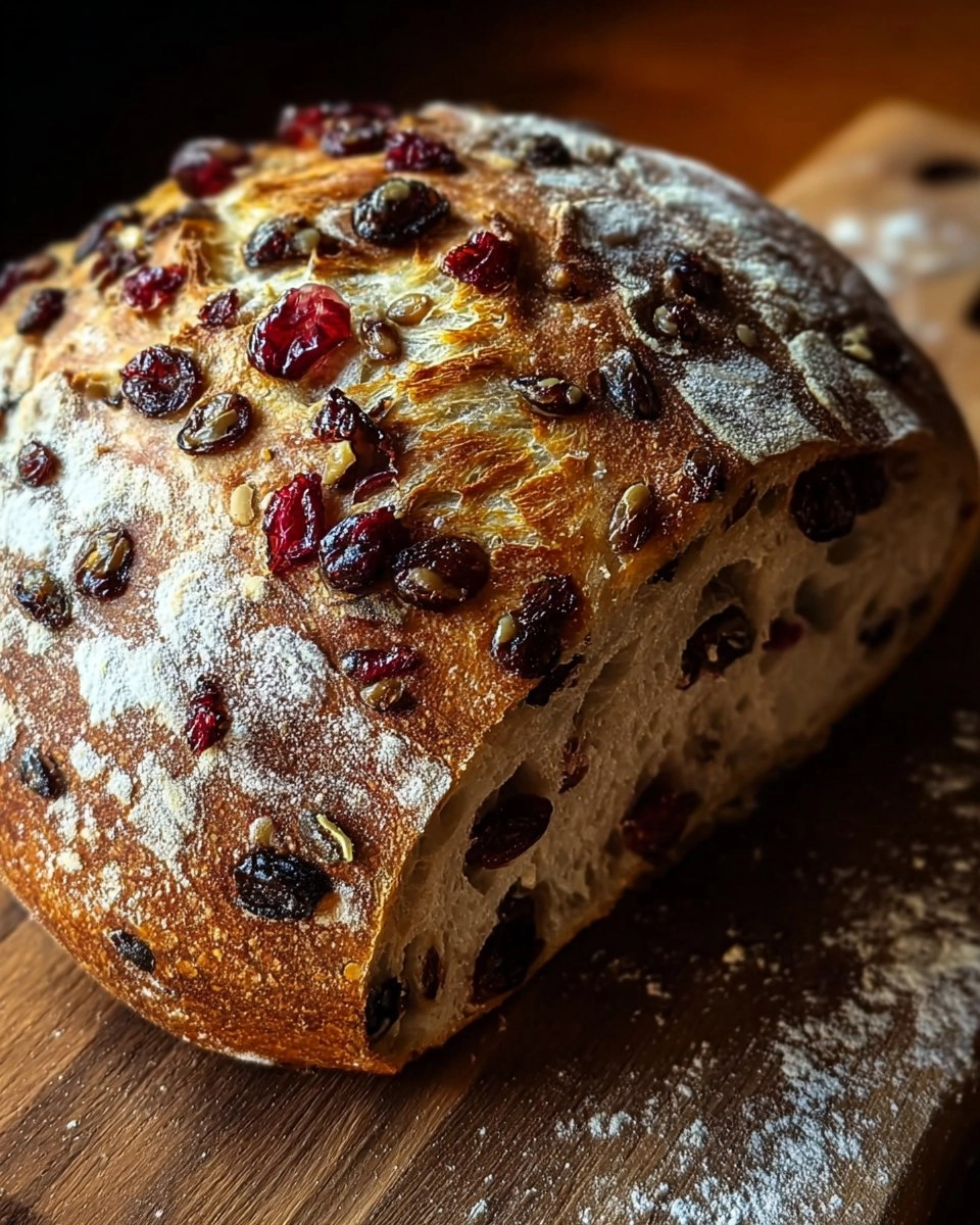Valentine Cranberry Raisin Walnut Cinnamon Artisan Bread 105 Valentine Cranberry Raisin Walnut Cinnamon Artisan Bread